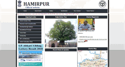Desktop Screenshot of hamirpur.nic.in