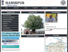 Tablet Screenshot of hamirpur.nic.in